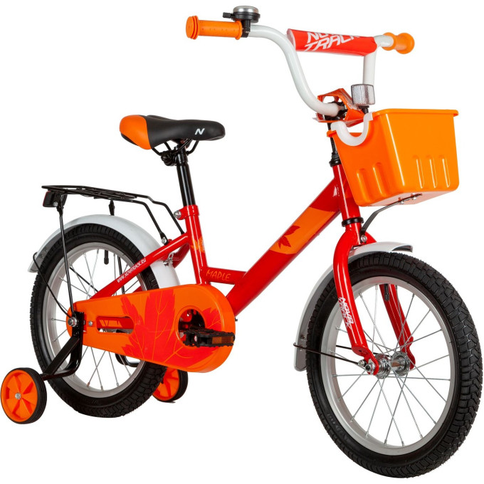 Детский велосипед NOVATRACK MAPLE 16” оранжевый 164MAPLE.RD22